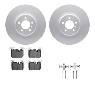 R1 Concepts WDUH1-31254 Carbon Series Brake Rotors W/ 5000 Oep Brake Pads & Hdw